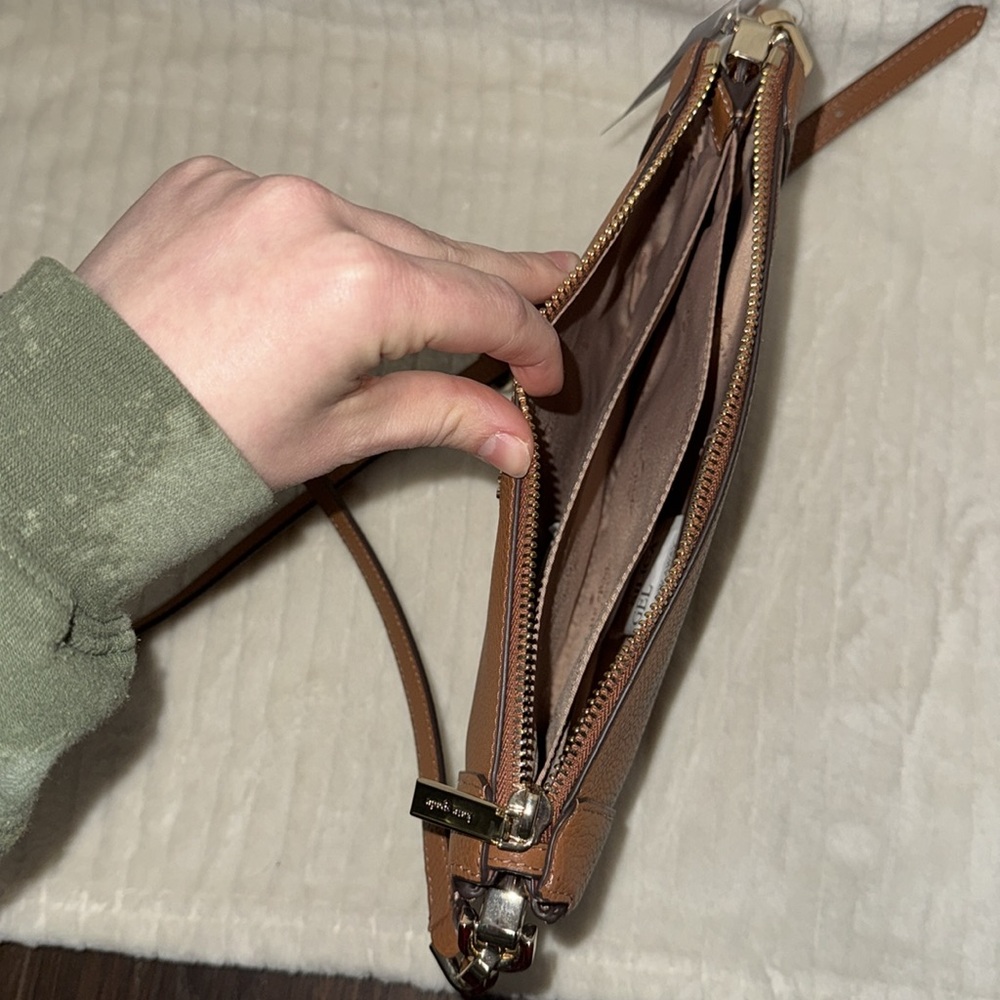 Kate Spade Warm Ginge Pebbled Leather Crossbody Bag - Picture 9 of 14